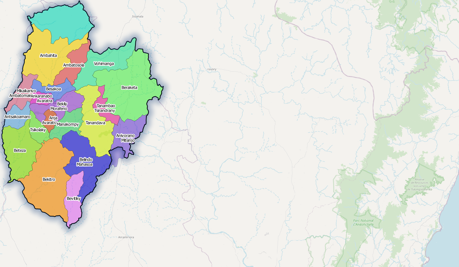 html imagemap created with QGIS